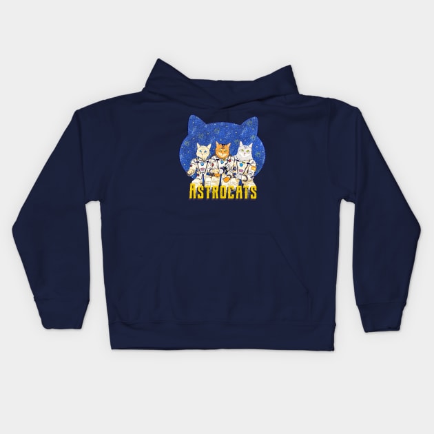 Astrocats Kids Hoodie by Mimie20